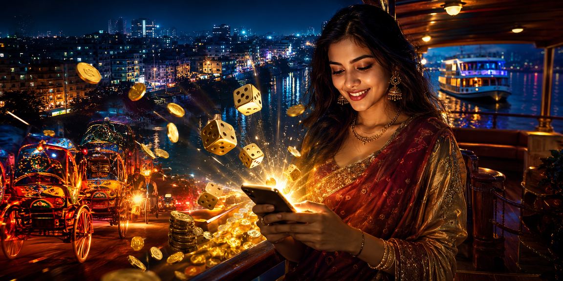 ঢাকার ডাইস গেম প্লে লেআউট যেখানে হাতে পয়সা রয়েছে